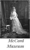 Photograph | Mrs. F. 
Hart in wedding dress, Montreal, QC, 1872 | II-43210