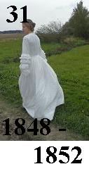 1848-1852 suknia dzienna