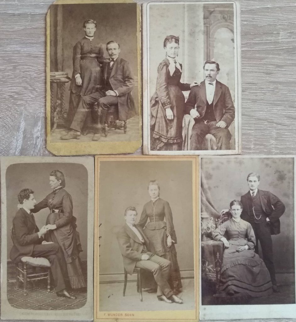 5 par małżeńskich na starych zdjęciach
