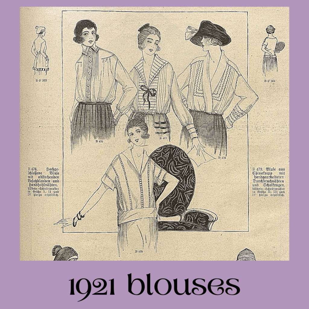 1921 blouses