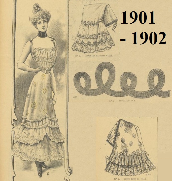 1901-1902 bielizna - spódniczki spodnie