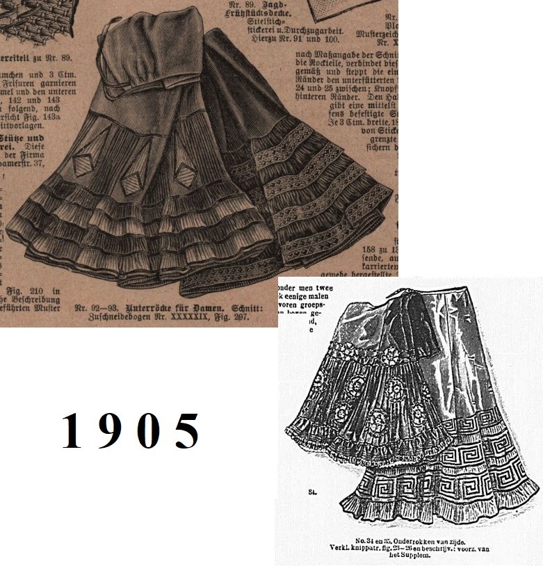 1905 spódniczki spodnie