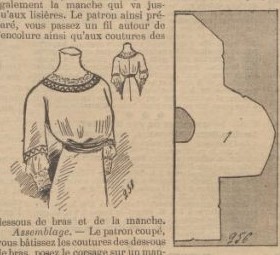 1910 kimono pattern