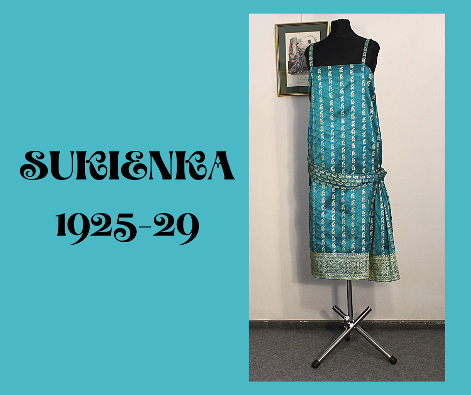 Sukienka balowa 1925-1929 uszyta przez Kajani