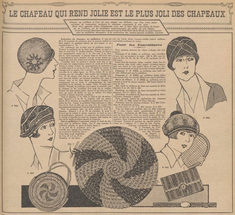 1929 - różne nakrycia głowy 