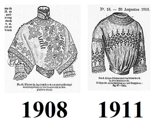 bluzki 1908-1911