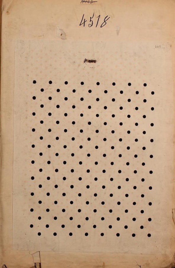 1863 tkanina w kropki