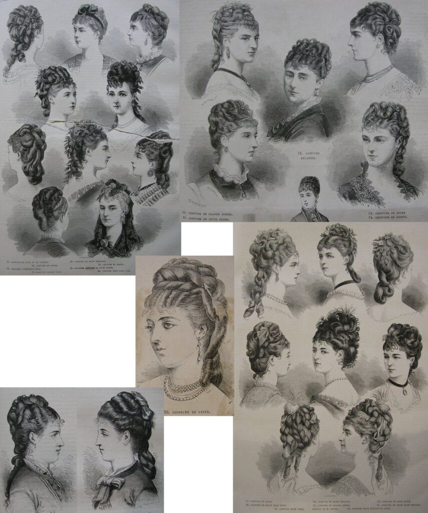 1877-1879 fryzury / hairdo